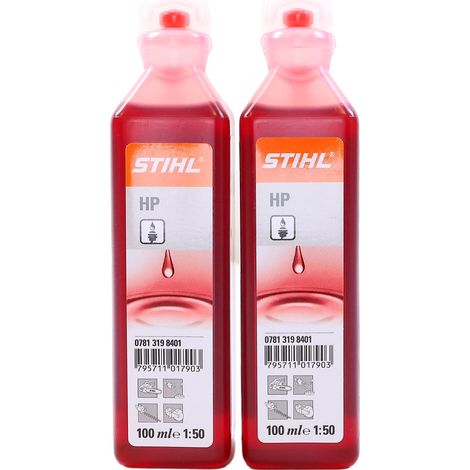 Huile moteur 2 temps 200ml – Huile mélangée pour tronçonneuses et débroussailleuses – Performance optimale pour moteurs STIHL (1/2)