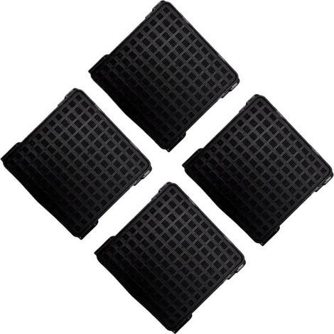 Ersatz-Luftfilter, kompatibel mit Liebherr-Kühlschränken 9096989 9882429 9882460, 42 × 42 × 10 mm, 2/4 Stück (4 Stück)