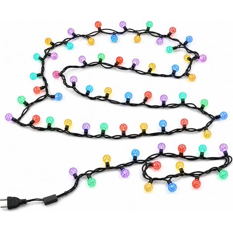 Guirlande 80 Boules LED Raccordable pour Jardin Multicolore (1/5)