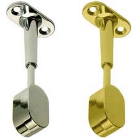 8PZ REGGITUBO FINALE REGOLABILE OVALE PER ARMADIO - mm.15x30, cromato
