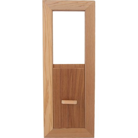 Bouche de ventilation pour sauna et hammam - Panneau d'aération en plastique noir, grille d'évacuation d'air, accessoire de sauna (1/5)