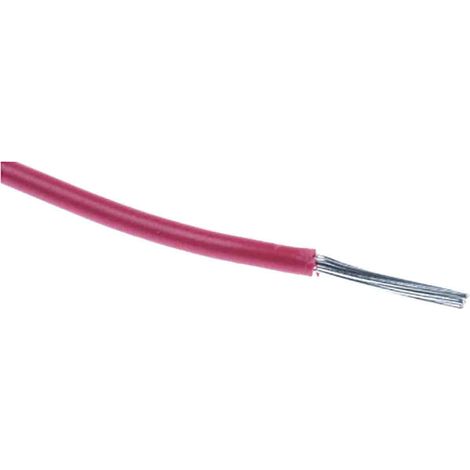 Fil de câblage électrique RS PRO, 1,3 mm², Rouge, 16 AWG, 30.5m, 600 V ( Prix pour Bobine de 30 Mètres )