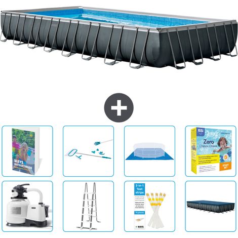 Ultra XTR Pool Rechteckig - 975x488x132 cm - 9-teilig S550