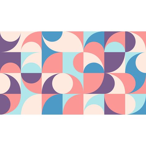 Papier peint panoramique - Géométrique - 130 cm x 74 cm (1/2)