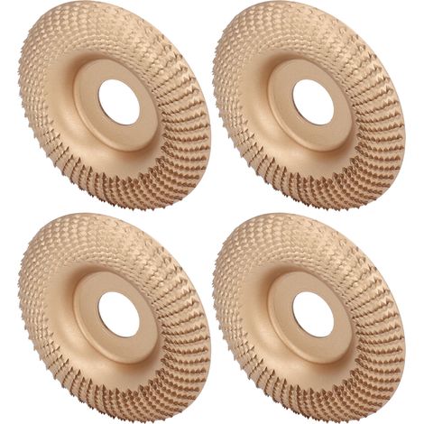 Set mit 4 16-mm-Edelstahl-Schleifscheiben zum schnellen Gravieren, Formen, Polieren und Schleifen (Gold) (1/5)