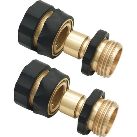 Kit de raccordement pour tuyau d'arrosage, durable, étanche, à connexion rapide, idéal pour les tuyaux d'arrosage. (1/5)
