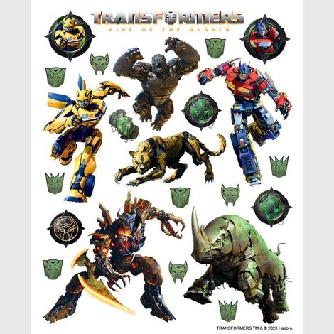Sticker - Transformers prêts au combat - 14x20 cm (1/4)