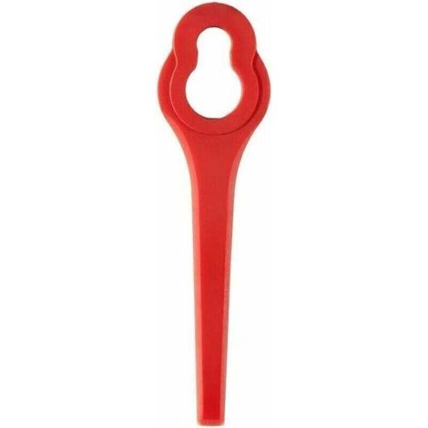 50er-Packung Klingen für Ferrex Aldi 20V Rasentrimmer – PA6-Klingen für Gras und Gestrüpp – Länge 95 mm (1/4)
