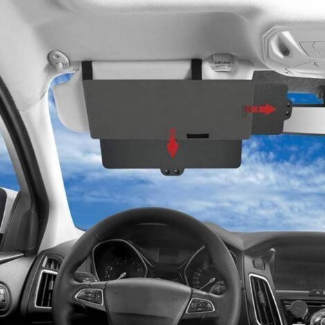 Pare-soleil de voiture anti-éblouissement – Protection UV – Installation facile – Compatible avec toutes les voitures – Matériau imperméable (1/5)