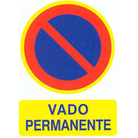 SEGNALAZIONE FISSA PVC PASSAGGIO CARRABILE PERMANENTE