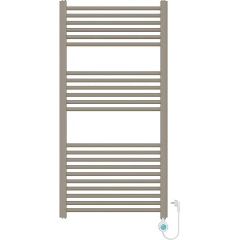 Rosani Avant radiateur électrique - 120x60cm - 600 watts - taupe (1/3)