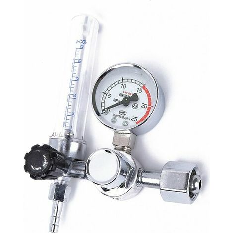 Régulateur Argon CO2 Mig Tig débitmètre 0-25Mpa régulateurs de gaz débitmètre manomètre de soudage réducteur de pression (1/4)