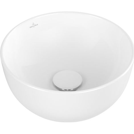 Villeroy & Boch Artis - Vasque à poser, diamètre 33 cm, sans trop-plein, blanc alpin 43893201 (1/3)