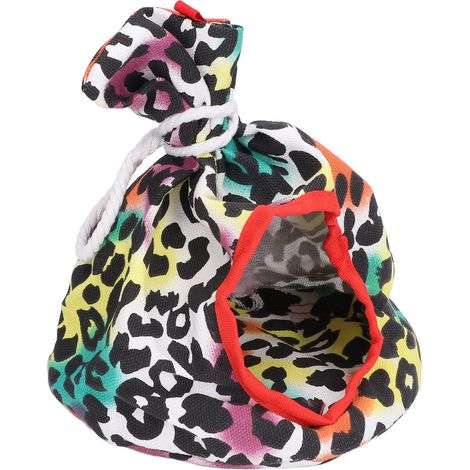 Sac suspendu rond en toile pour oiseaux, nid douillet pour perruches, hamac avec poche de couchage chaude, 2 pièces (1/5)