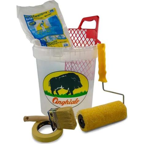 CINGHIALE - KIT DI UTENSILI PRONTO PITTURA 6 PZ
