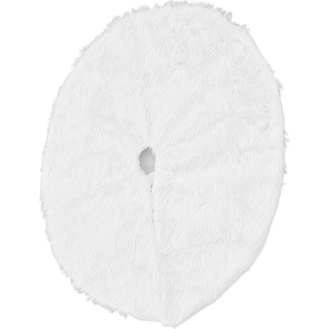 Sous-jupe arbre de Noël en peluche épaisse, jupe de sapin longue fourrure pour décorations de fêtes (1/5)