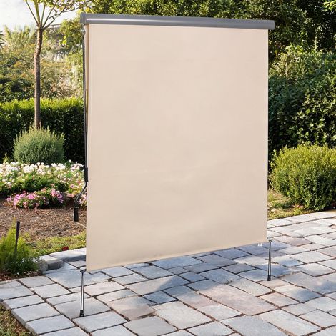 Voile d'ombrage Voile d'ombrage enrouleur 250 x 160 cm alu (1/5)