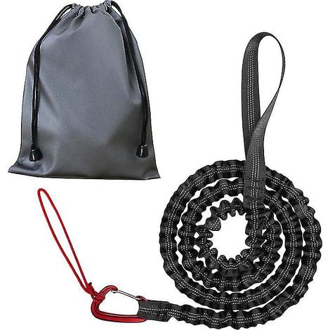 Corde de remorquage portable noire pour vélo de montagne, corde de traction parent-enfant (1/5)