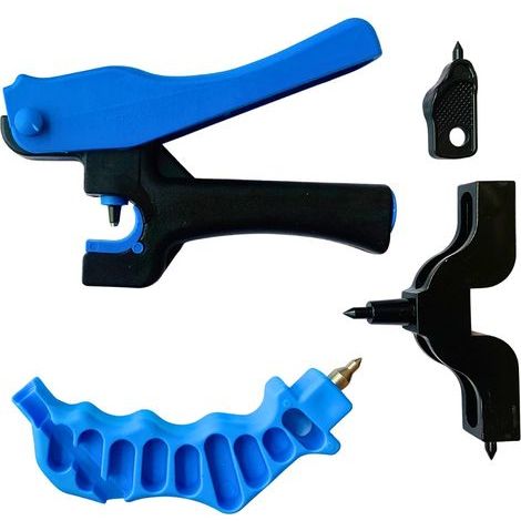 Kit de poinçonnage 4-en-1 pour irrigation au goutte-à-goutte – Perçage 3-4 mm pour tuyaux 16/20 mm, outils pour goutteurs, accessoires d'irrigation de jardin (1/5)
