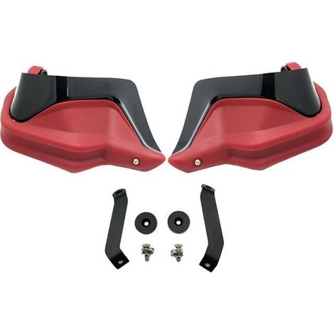 Protège-mains noir et rouge pour moto Honda NC750X NC750S NC700X 2013-2022 (1/4)