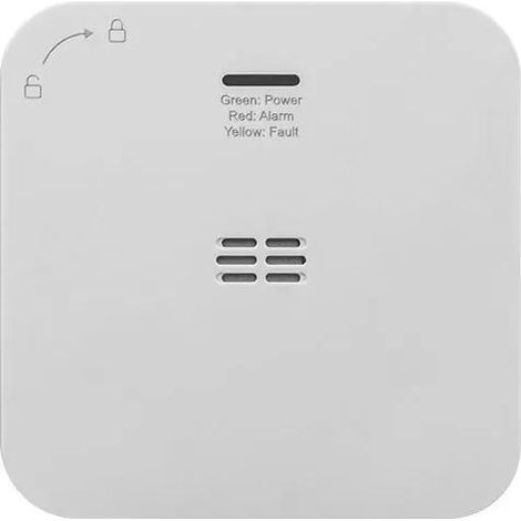 Evacuate Detector de monóxido de carbono blanco fiable