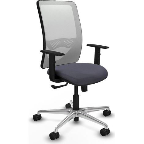 Sedia da ufficio piqueras y crespo Zulema bianco alluminio (1/2)