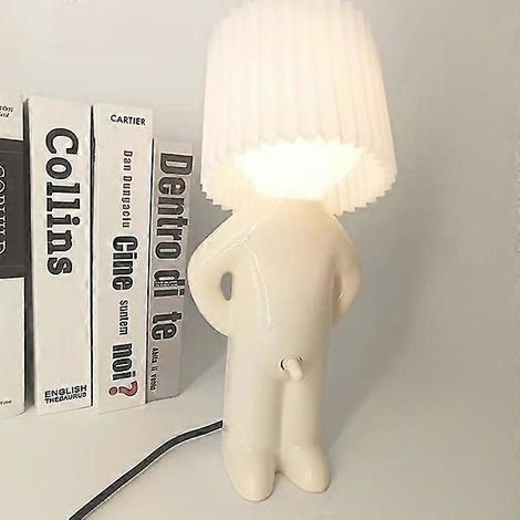 Lampe de nuit créative « Garçon coquin, petit garçon timide » - Décoration intérieure - Prise européenne (1/4)