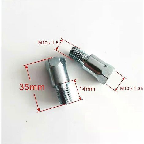adaptateurs de rétroviseur M10 M10x15 M10x125 universels pour moto, boulons en acier pour BMW R1200GSJXLGV (1/5)