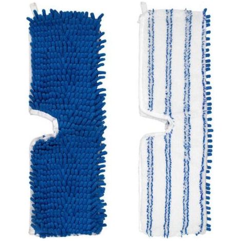 Lot de 2 recharges de balai à franges en microfibre lavable et réutilisable pour balai O-Cedar, nettoyage humide et anti-poussière pour bois dur, vinyle, stratifié, carrelage (1/5)
