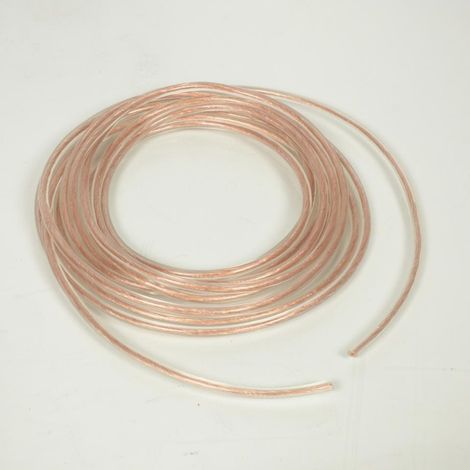 Fil électrique transparent haute tension HT de bougie Ø5mm x 5m (1/3)