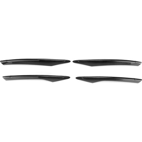 Modification automobile : Kit d'enjoliveurs de feux antibrouillard avant Mercedes-Benz Classe E W213 E200 E300 2021 (4 pièces, texture fibre de carbone) (1/5)
