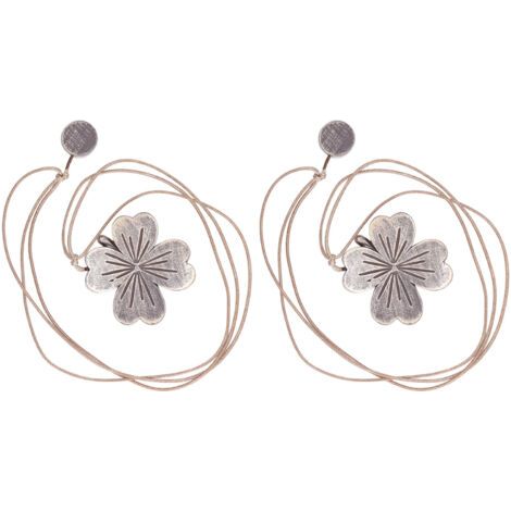 2 Pcs Rideau Embrasses Résine Magnétique Fleur Rideau Sangle Boucle Décoratif Rideaux Attache Retour pour Bureau À Domicile