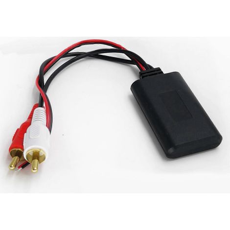 Bluetooth 5.0 Audio-Empfänger Musikadapter Autoradio Aux-Kabel 2RCA-Schnittstelle für Auto