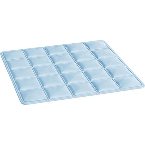 Cama refrescante para gatos, Alfombra grande y suave para mascotas, Cojín refrescante, Alfombra tipo sofá cama, 40x40cm, Para el verano, Azul (1/5)