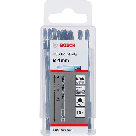 HSS PointTeQ trapano a brugola da 4,0 mm, confezione da 10 (1/5)