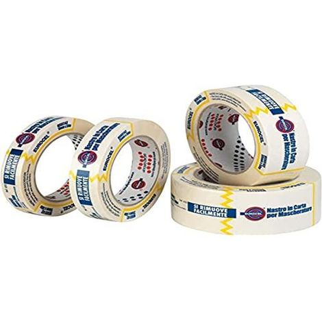 Eurocel Cinta de enmascarar especial pintor blanca 38 mm 50 m