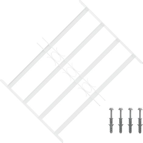 Griglia di sicurezza per finestre con 4 barre trasversali vidaXL