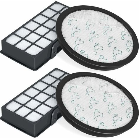 Lot de 2 Filtres HEPA pour Rowenta Silence, Filtre de Rechange Accessoires ZR903701, Force Cyclonic 4AAAA RO7647EA RO7663EA RO7676EA RO7681EA (Modèle RO76xx) Aspirateurs H246, (1/4)