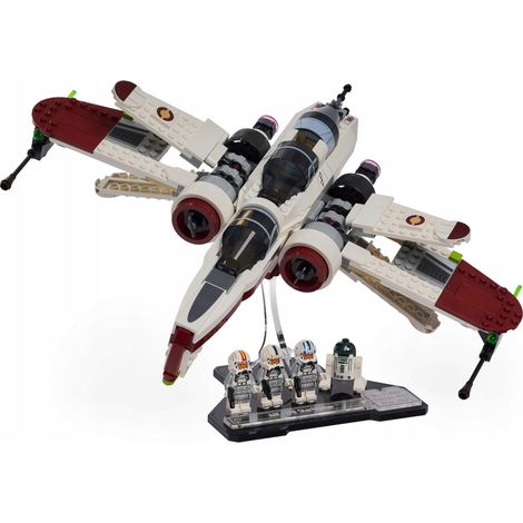 Socle en brique noire pour Lego Star Wars 75402 - Chasseur stellaire ARC-170 (1/5)
