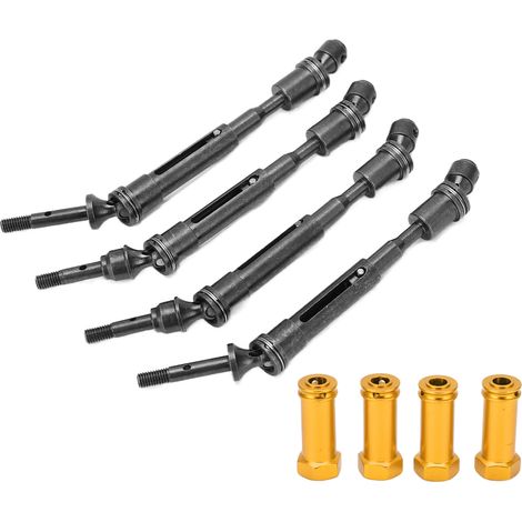 Kit de coupleur d'arbre de transmission CVD pour voiture RC Traxxas Slash 727 Short Truck (orange) (1/5)