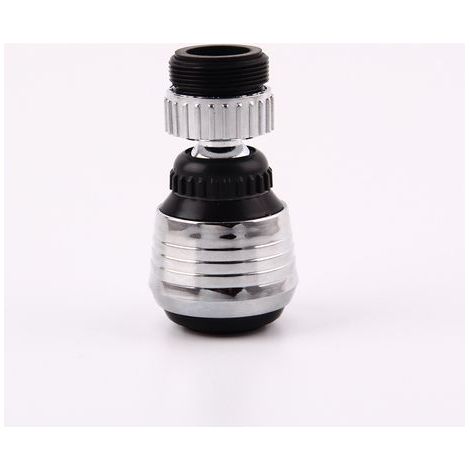 Aireador de grifo giratorio de 360° con difusor de flujo ajustable — (1/5)