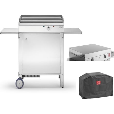 CHEF 55 ELEC Lisse + Chariot fermé + Couvercle + Housse (1/5)