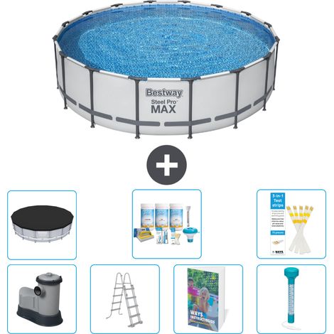 Bestway Steel Pro MAX Rund - 488x122 cm - 8-teilig S574