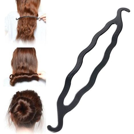 Zodaca® Magic Roller, arricciacapelli per trecce e chignon, accessorio per capelli, fermaglio per capelli, strumento per creare chignon all'uncinetto per donna, moda (1/2)