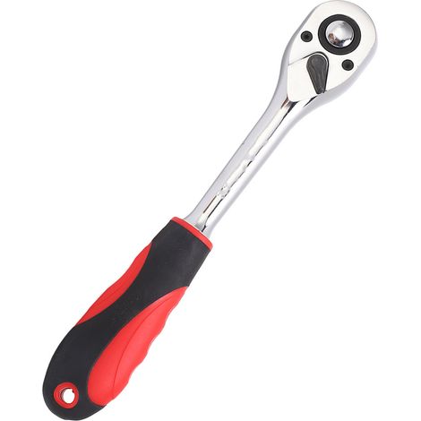 72-Zahn-Steckschlüssel mit Ratsche, Schnellspann-Ratschenschlüssel, 1/2-Zoll-Griff, kompatibel mit 12,5-mm-Bits (1/5)
