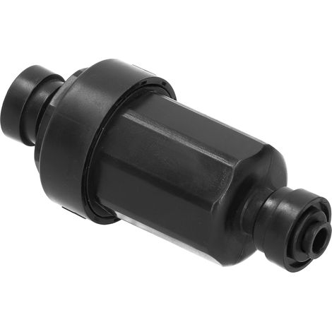 Filtre d'irrigation 1/4 po avec crépine en acier inoxydable, système de filtration à connexion rapide, noir (1/5)