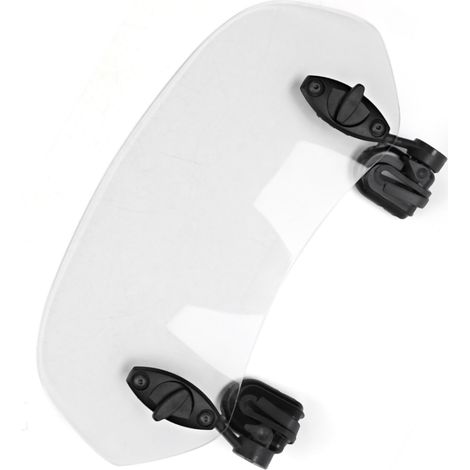 Paravent Moto Universel Réglable, Déflecteur d'Air Pare-Brise Accessoire, Clip Fixation Ajustable (1/5)