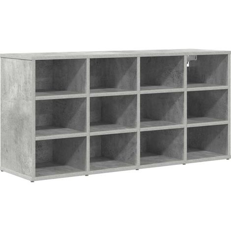 Armoire à chaussures - Meuble à chaussures avec étagère Gris béton 103 x 30 x 51 cm fr6963 - Maison La Vie (1/5)