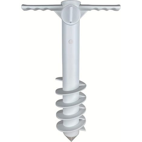 Ancrage pour parasol de plage, 5 vis spirales, compatible avec tous les parasols, convient aux vents forts (1/5)