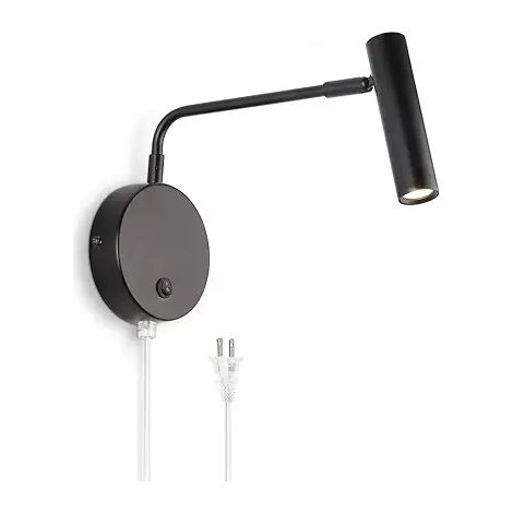 Applique murale LED avec interrupteur, angle réglable, pour escalier, sans prise. (1/3)